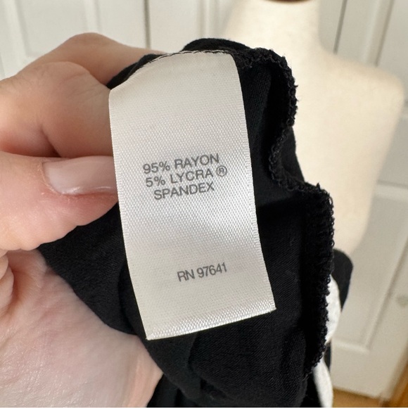 J. Jill Black Sleeveless Dress with White Accents - Picture 6 of 6